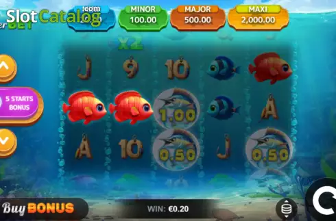 Οθόνη3. Fishline Loot Hold and Win Κουλοχέρης