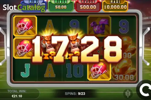 Οθόνη3. Touchdown Thunder: Hold and Win Κουλοχέρης