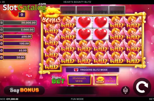 Οθόνη2. Hearts Bounty Blitz Κουλοχέρης