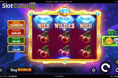 Οθόνη2. Double Jewel Hold and Win Κουλοχέρης
