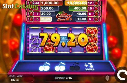 Οθόνη3. Cherry Rush 7s Κουλοχέρης