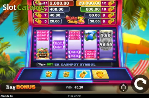 Οθόνη3. Aloha Juicy 7s Κουλοχέρης