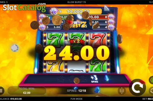 Οθόνη3. Glow Burst 7s Κουλοχέρης