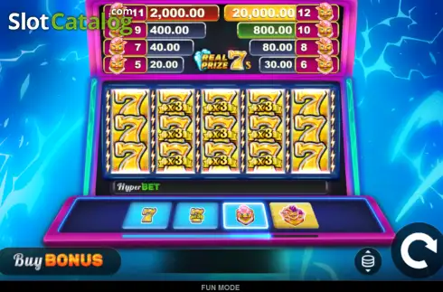 Οθόνη2. Real Prize 7s Κουλοχέρης