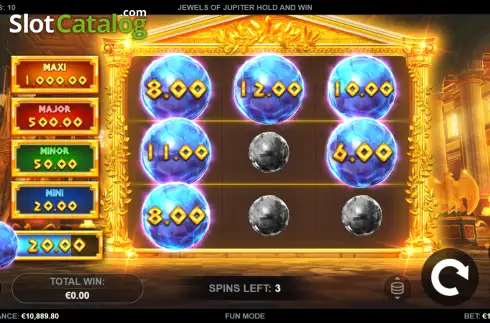 Οθόνη3. Jewels of Jupiter Hold and Win Κουλοχέρης