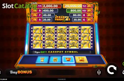 Οθόνη2. Joker Fright 7s Κουλοχέρης 