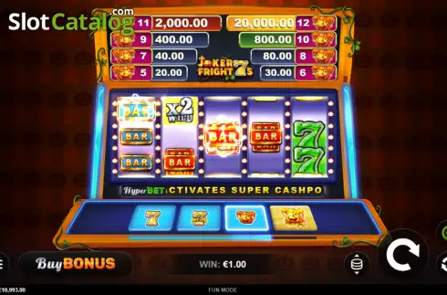 Οθόνη3. Joker Fright 7s Κουλοχέρης 