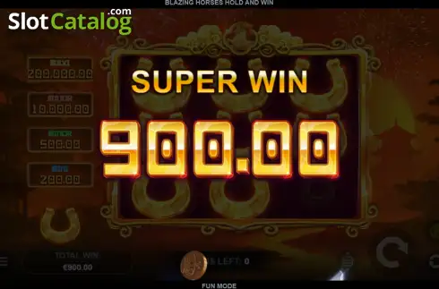 Οθόνη3. Blazing Horses Hold and Win Κουλοχέρης