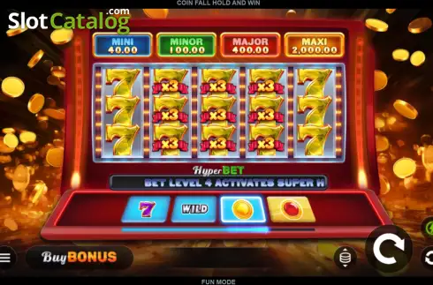 Οθόνη2. Coin Fall Hold and Win Κουλοχέρης