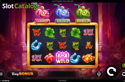 Οθόνη2. 3 Pot Piggies Hold and Win Κουλοχέρης