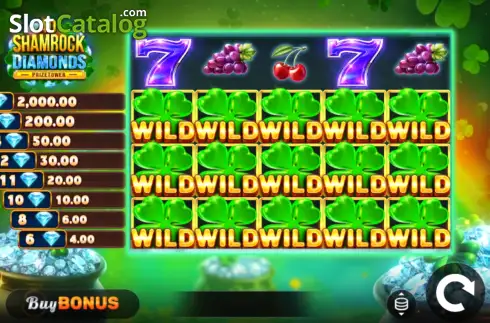 Οθόνη2. 40 Shamrock Diamonds PrizeTower Κουλοχέρης