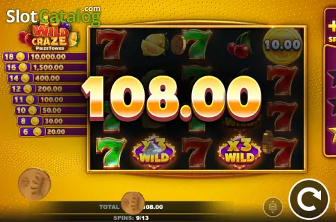 Οθόνη3. 40 Wild Craze PrizeTower Κουλοχέρης