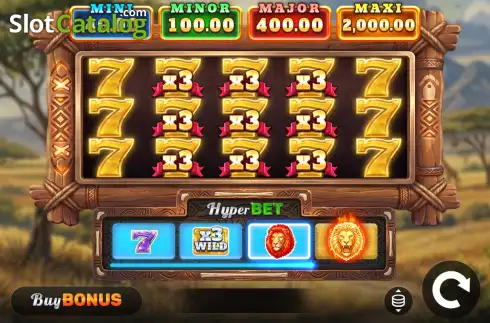 Οθόνη2. Lion's Land Hold and Win Κουλοχέρης
