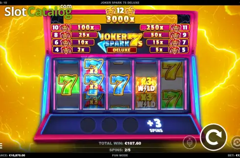 Οθόνη3. Joker Spark 7s Deluxe Κουλοχέρης