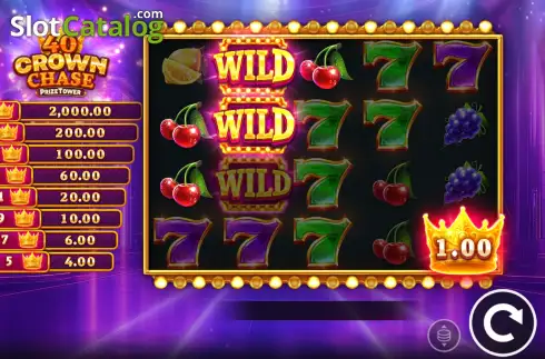 Οθόνη3. 40 Crown Chase PrizeTower Κουλοχέρης
