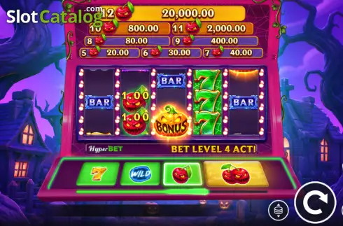 Οθόνη2. Scary Cherry 7s Κουλοχέρης 