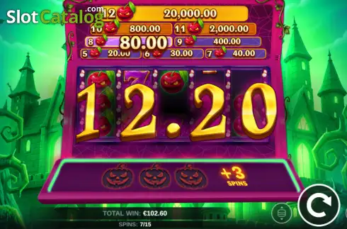 Οθόνη3. Scary Cherry 7s Κουλοχέρης 