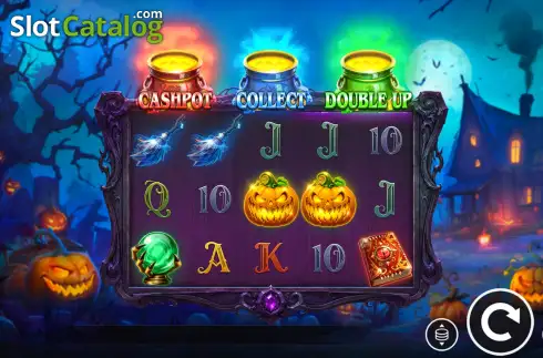 Οθόνη2. 3 Haunted Cauldrons Hold and Win Κουλοχέρης 