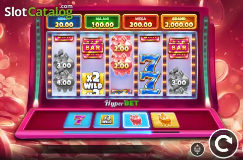 Οθόνη2. Piggy Bank Plunder 1000 Hold and Win Κουλοχέρης