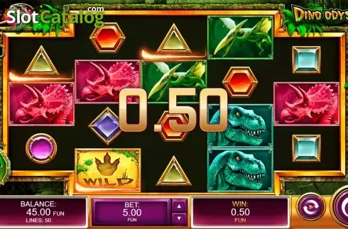 Οθόνη3. Dino Odyssey Κουλοχέρης