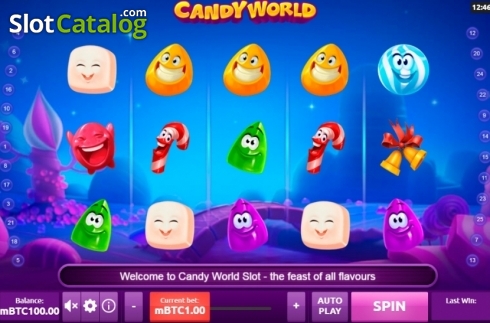 Οθόνη2. Candy World (Rakki) Κουλοχέρης 