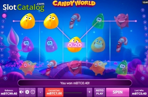 Οθόνη3. Candy World (Rakki) Κουλοχέρης 