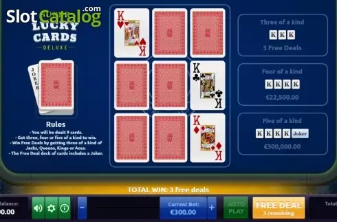 Οθόνη4. Super Lucky Cards Deluxe Κουλοχέρης