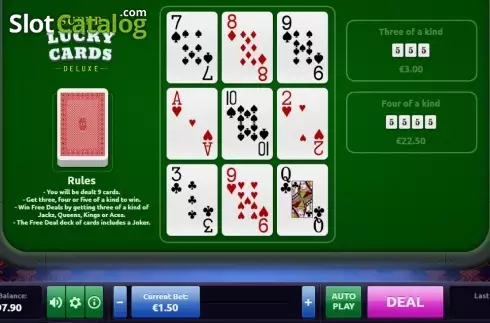 Οθόνη3. Super Lucky Cards Deluxe Κουλοχέρης