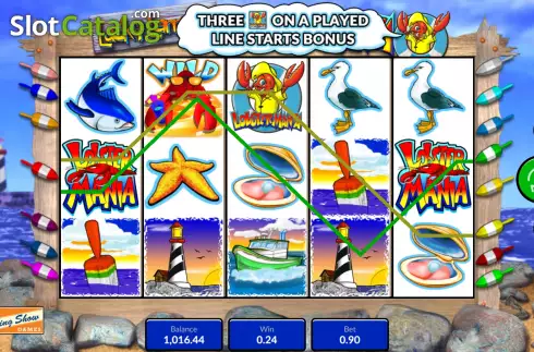 Οθόνη4. Lucky Larry's Lobstermania (King Show Games) Κουλοχέρης
