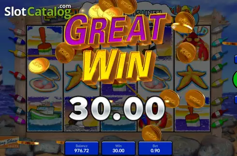 Οθόνη7. Lucky Larry's Lobstermania (King Show Games) Κουλοχέρης