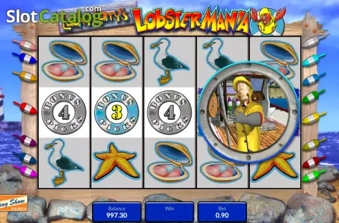 Οθόνη9. Lucky Larry's Lobstermania (King Show Games) Κουλοχέρης