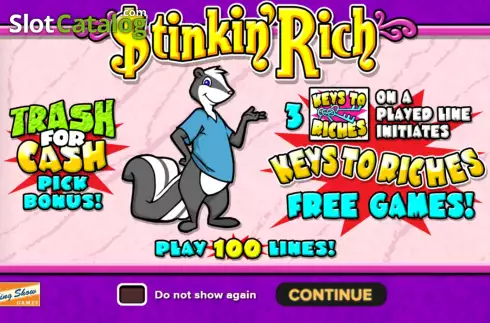 Οθόνη2. Stinkin' Rich (King Show Games) Κουλοχέρης