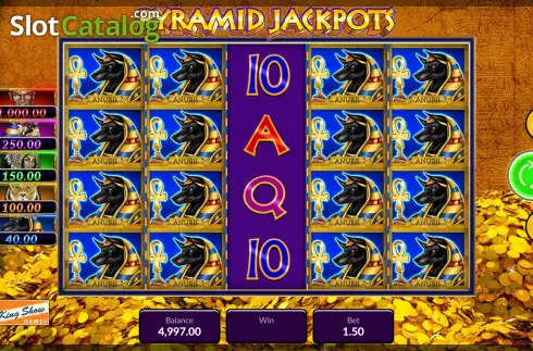 Οθόνη2. Pyramid Jackpots Κουλοχέρης