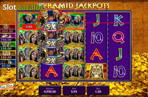 Οθόνη3. Pyramid Jackpots Κουλοχέρης