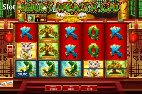 Οθόνη3. Lucky Wealth Cat Κουλοχέρης