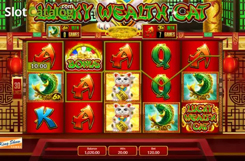 Οθόνη4. Lucky Wealth Cat Κουλοχέρης