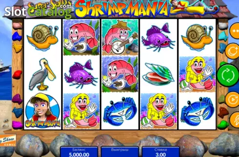 Οθόνη2. Super Sallys Shrimpmania Κουλοχέρης