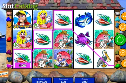 Οθόνη3. Super Sallys Shrimpmania Κουλοχέρης