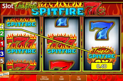 Οθόνη3. Triple Spitfire 7s Κουλοχέρης