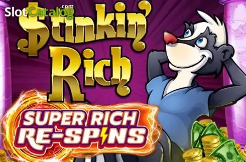 Stinkin' Rich Super Rich Re-Spins Λογότυπο Stinkin' Rich Super Rich Re-Spins Λογότυπο