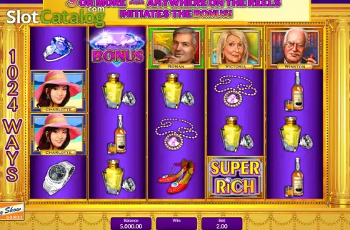 Οθόνη2. Super Rich (King Show Games) Κουλοχέρης