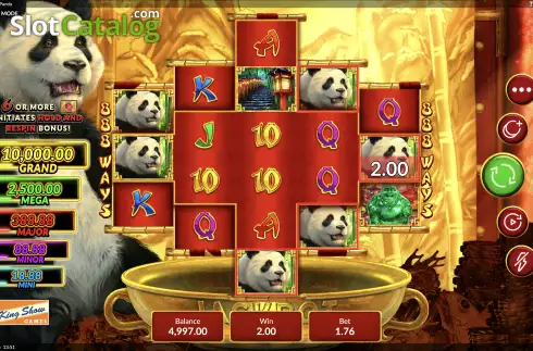 Οθόνη3. 888 Panda (King Show Games) Κουλοχέρης