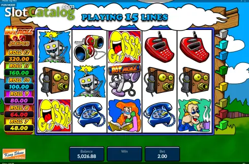 Οθόνη2. Phone Tag Hot Roll Jackpot Κουλοχέρης