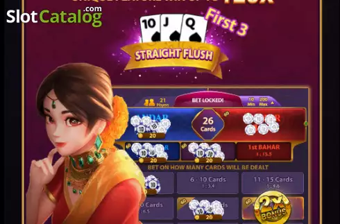 Οθόνη2. Andar Bahar (KingMidas Games) Κουλοχέρης