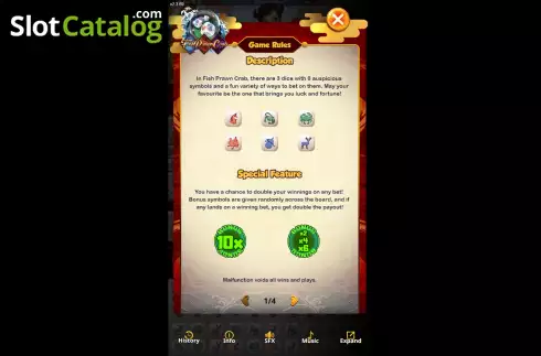 Οθόνη9. Fish Prawn Crab 2 (KingMidas Games) Κουλοχέρης