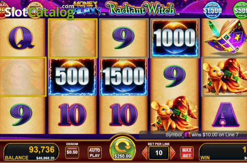 Οθόνη4. Money Galaxy Radiant Witch Κουλοχέρης