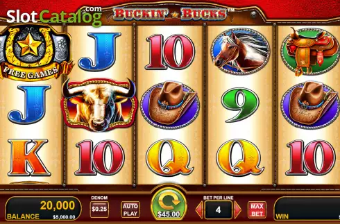 Οθόνη2. Buckin' Bucks Κουλοχέρης 