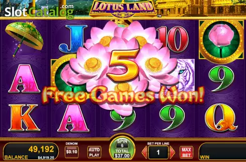 Οθόνη7. Lotus Land with Quickstrike Κουλοχέρης