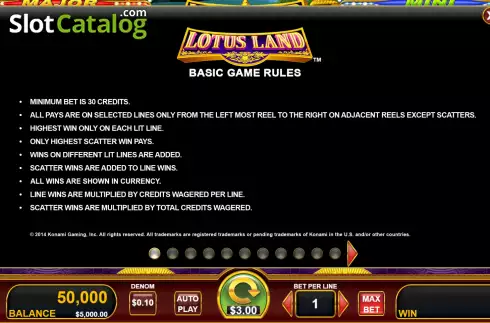 Οθόνη9. Lotus Land with Quickstrike Κουλοχέρης