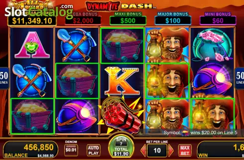 Οθόνη8. Dynamite Dash Κουλοχέρης 